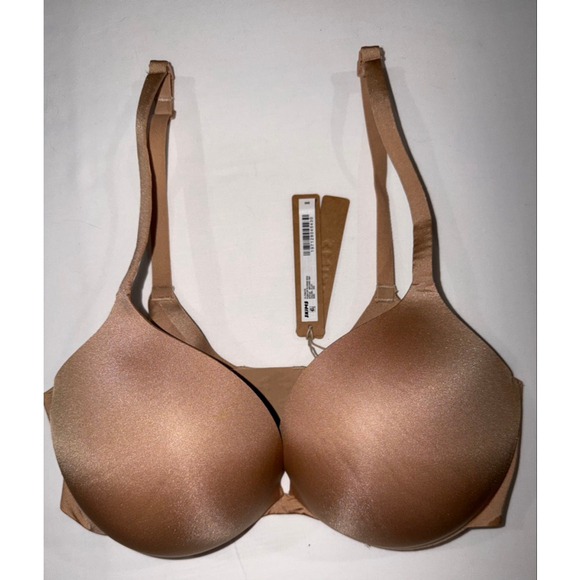 SKIMS Ultimate Push Up Plunge Bra Clay Nude 34D NWT Seamless Underwire Lingerie - Picture 3 of 5